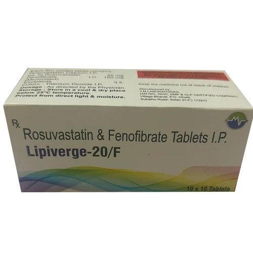 Rosuvastatin And Fenofibrate Tablets IP