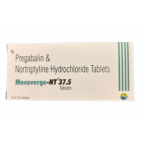 37.5 Pregabalin Nortriptyline Hydrochloride Tablets - Drug Type: General Medicines