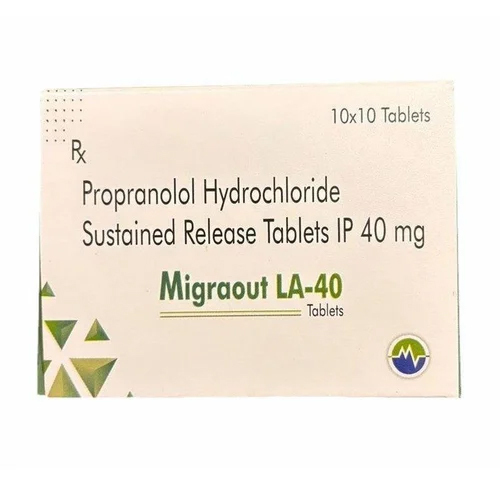 Propranolol Hydrochloride Sustained Release Tablets Ip - Storage Instructions: Cool & Dry Place