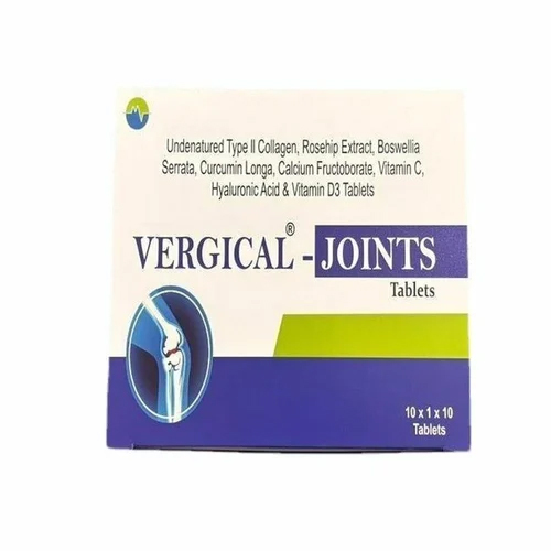 UC Type II Collagen Rosehip Extract Boswellia Serrata Curcumin Longa Cal Fructoborate Tablets