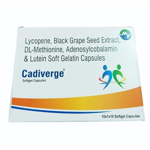 Lycopene Black Grape Seed Extract Dl Methionine Adenosylcobalamin Lutein Soft Gelatin Capsules - Drug Type: General Medicines