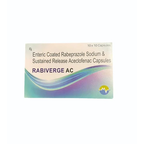 Enteric Coated Rabeprazole Sodium Sustained Release Aceclofenac Capsules