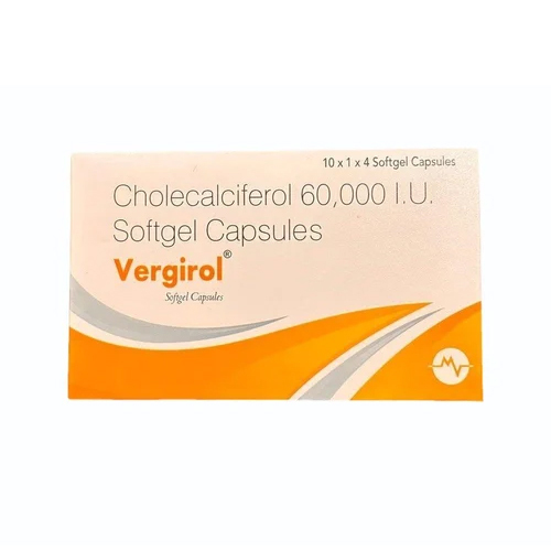 Cholecalciferol 60000 IU Softgel Capsules