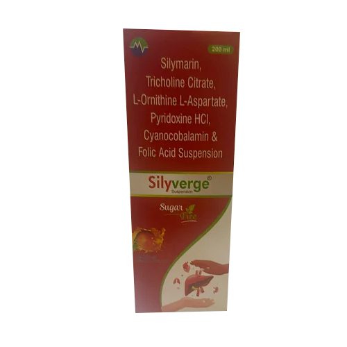 200ml Silymarin Tricholine Citrate Folic Acid Suspension