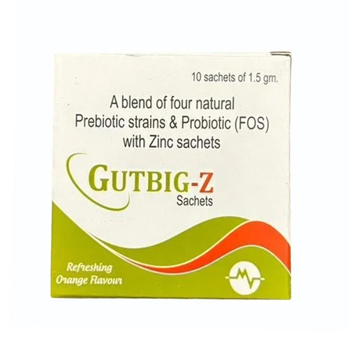 Prebiotic Strains Probiotic FOS Zinc Sachets