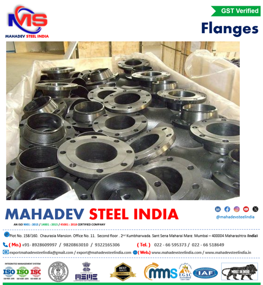 Stainless Steel Flanges - Color: Silver