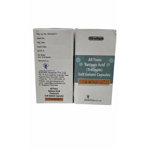 All Trans Retinoic Acid Tretinoin Soft Gelatin Capsules - Storage Instructions: Cool & Dry Place