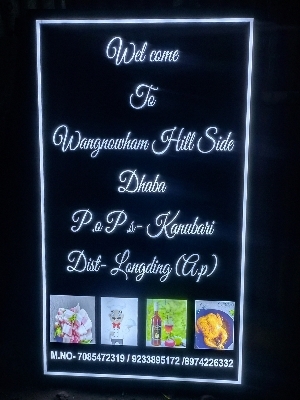 2D Led Signboard - Body Material: Acp