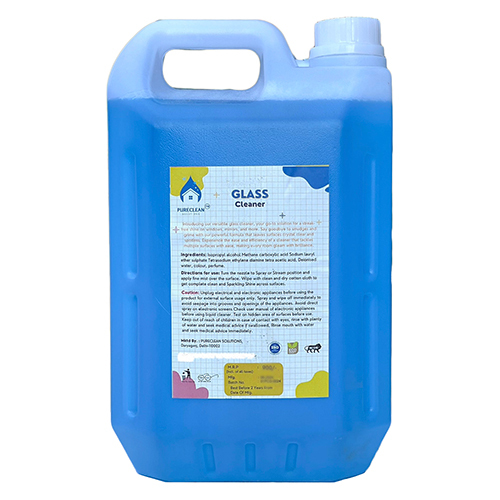 Glass Cleaner - 500ml & 5l , Eco-friendly Floral Fragrance, Streak-free Blue Formula