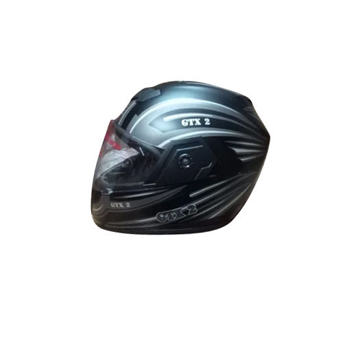 Black Full Face Helmet - Color: As Per Availability