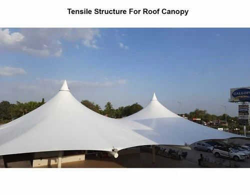 Tensile Structure For Roof Canopy