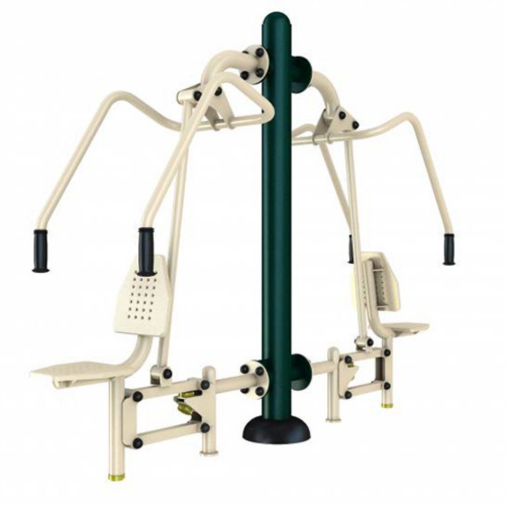 Outdoor Fitness Chest Press Machine - Frame Material: Steel