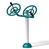 Outdoor Two Wheel Thai Chi Spinner - Application: Tone Up Muscle