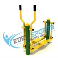 Outdoor Elliptical Cross Trainer - Durable Powder Coated Steel, Adjustable Resistance & Manual Mode For Commercial Use, 2-5 Year Warranty