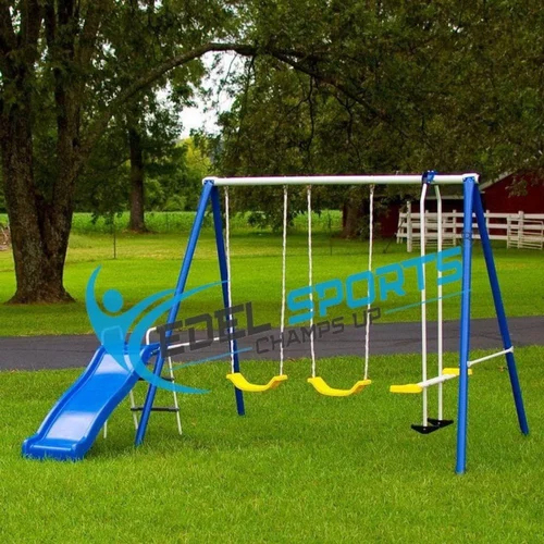 Outdoor Playground Triple Swing - Material: Stainless Steel