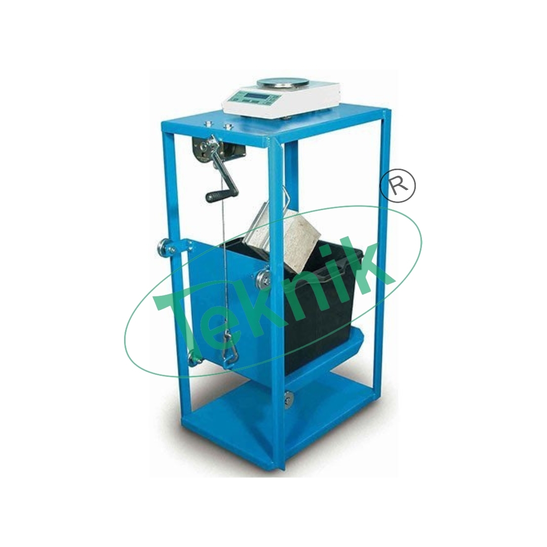 Density Testing System - Advanced Buoyancy Balance With Rigid Support Frame, Accurate Weighing For Fresh And Hardened Concrete Density Analysis