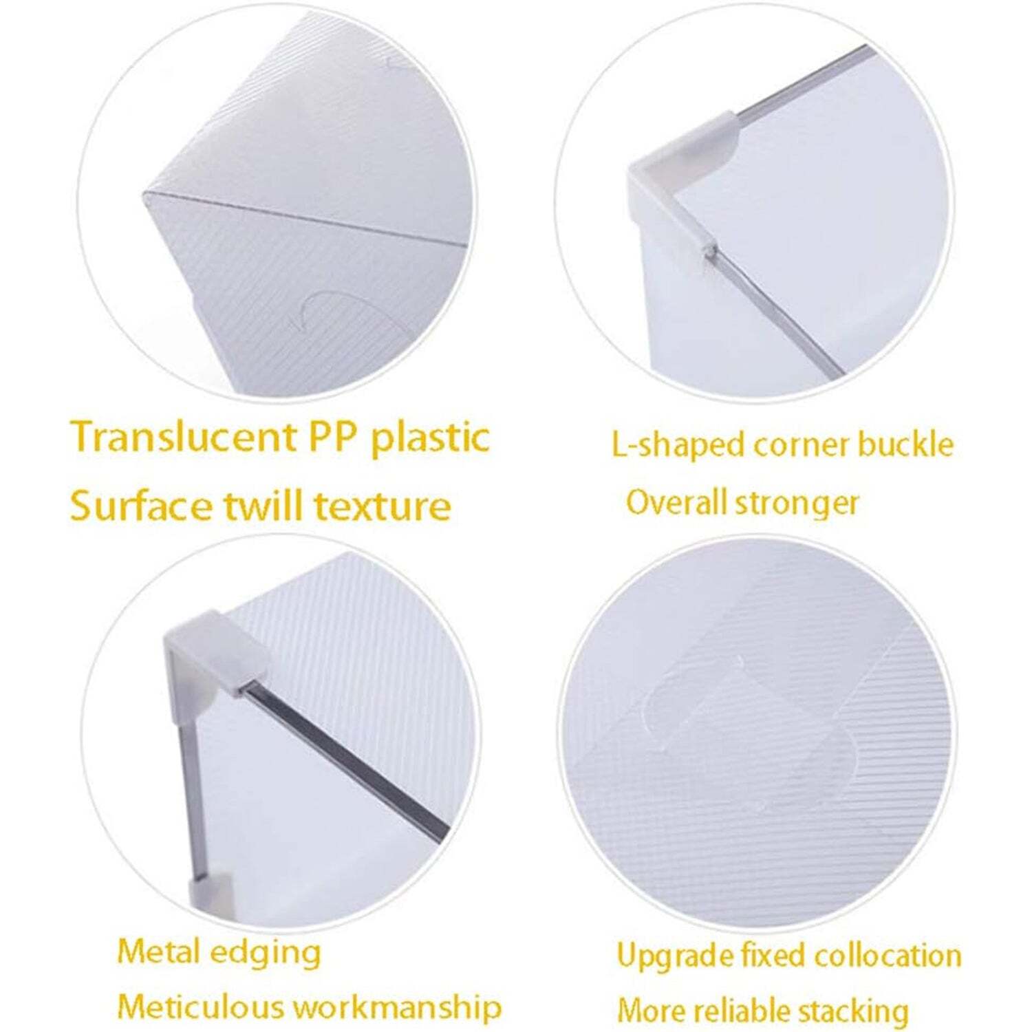 Transparent Drawer Style Shoe Storage Boxs