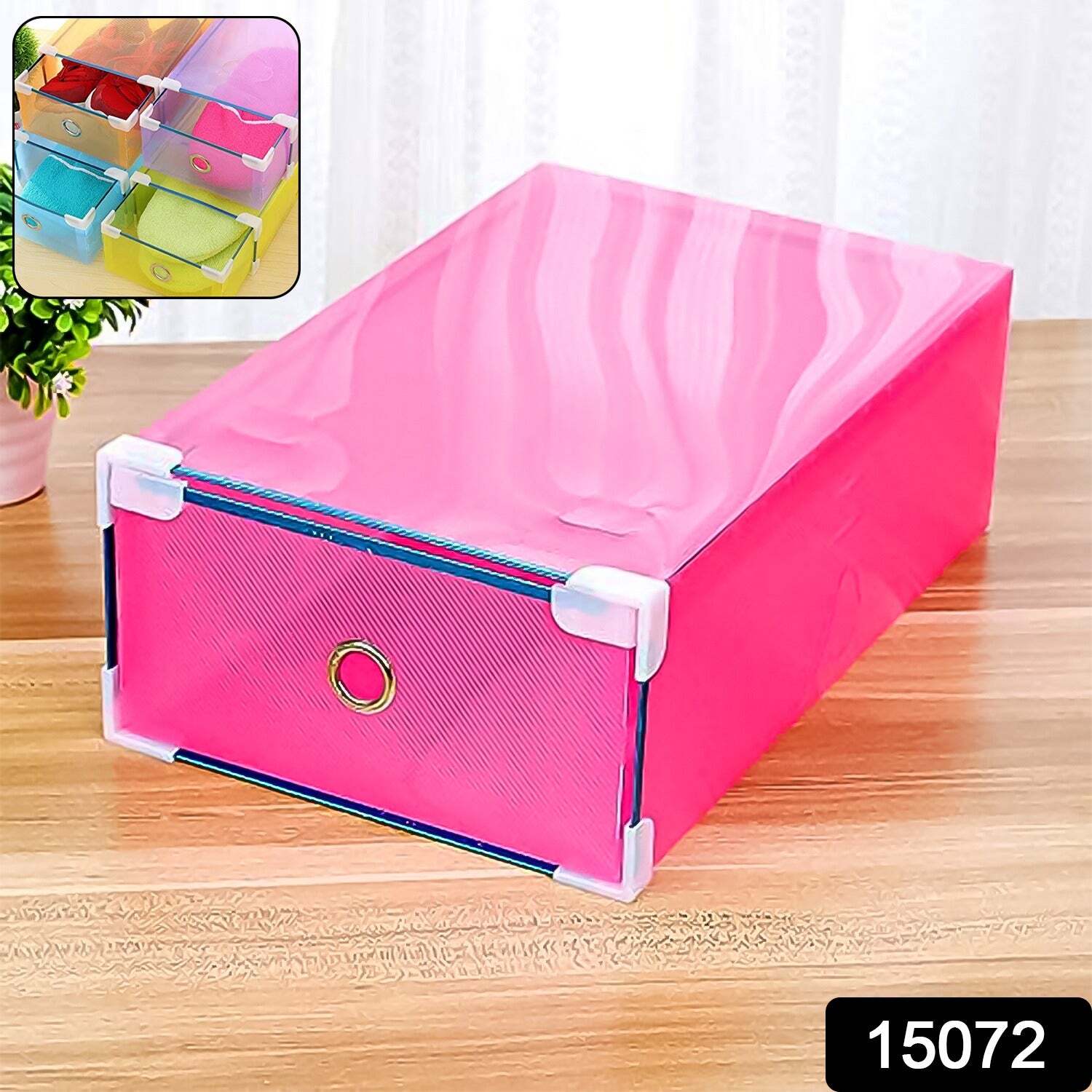 Transparent Drawer Style Shoe Storage Boxs