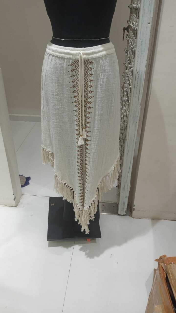 Cotton Dresses - Customized Fit, Elegant Ivory White Sleeveless Modern Style | Breathable Summer Fashion For Ladies
