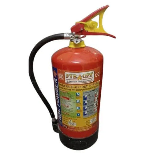 6Kg Abc Dry Powder Fire Extinguisher - Color: As Per Availability