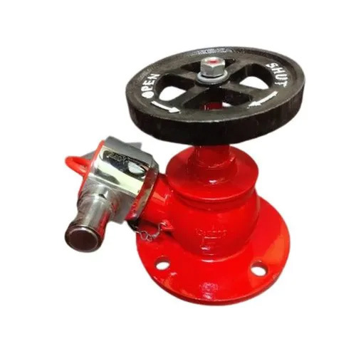CI Single Headed Fire Hydrant Valve - Mild Steel High Pressure Resistant | 1-Year Warranty Easy Install Design Various Colors Available