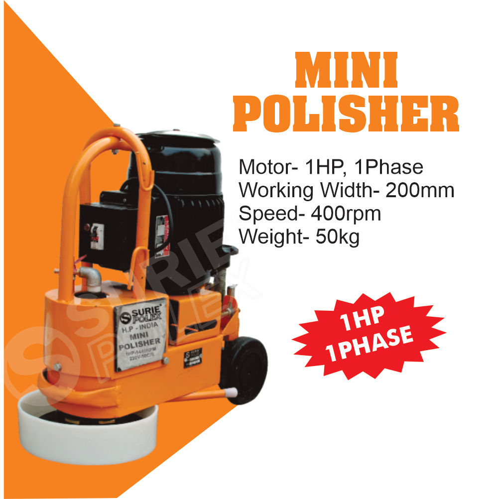 Floor Grinder Mini Polisher 1HP