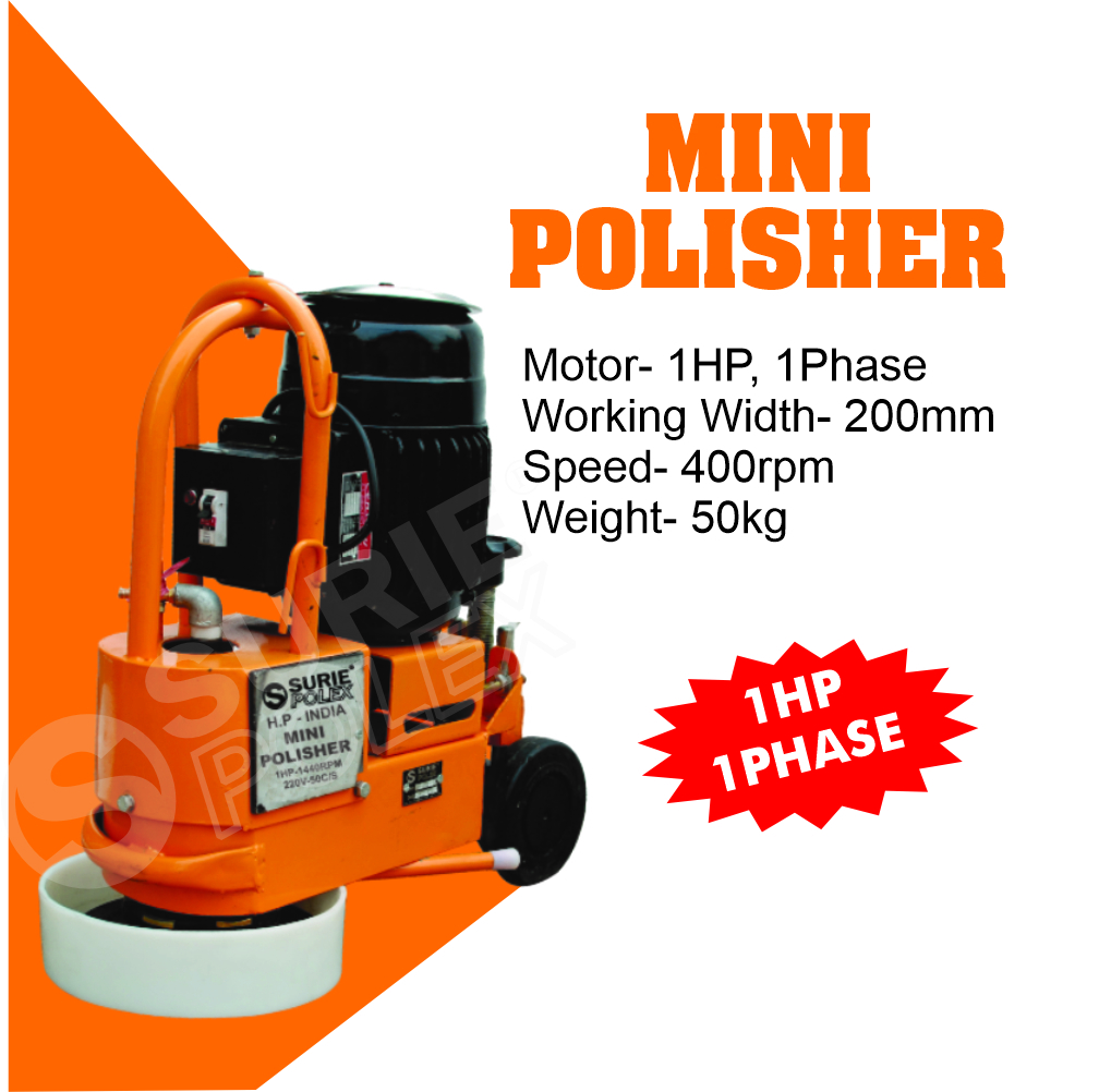 Floor Grinder Mini Polisher 1hp - Automatic Grade: Manual