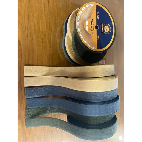 Brown Velcro Tapes - 25 Meters Long, 25 mm Wide | Durable Brown Adhesive Fasteners