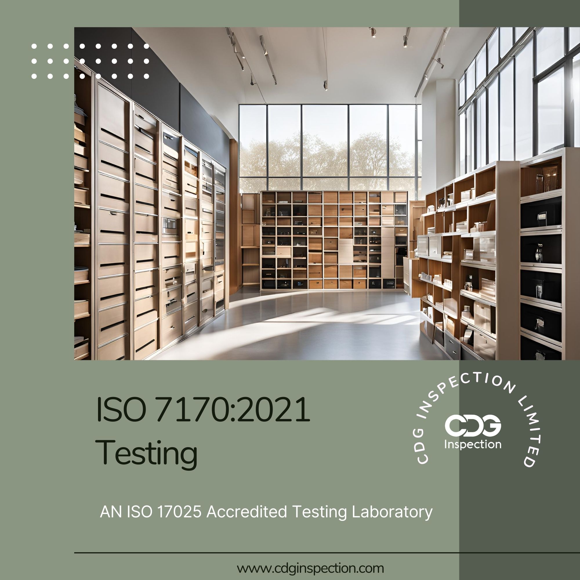 ISO 7170:2021 Testing (Furniture - Storage Units)