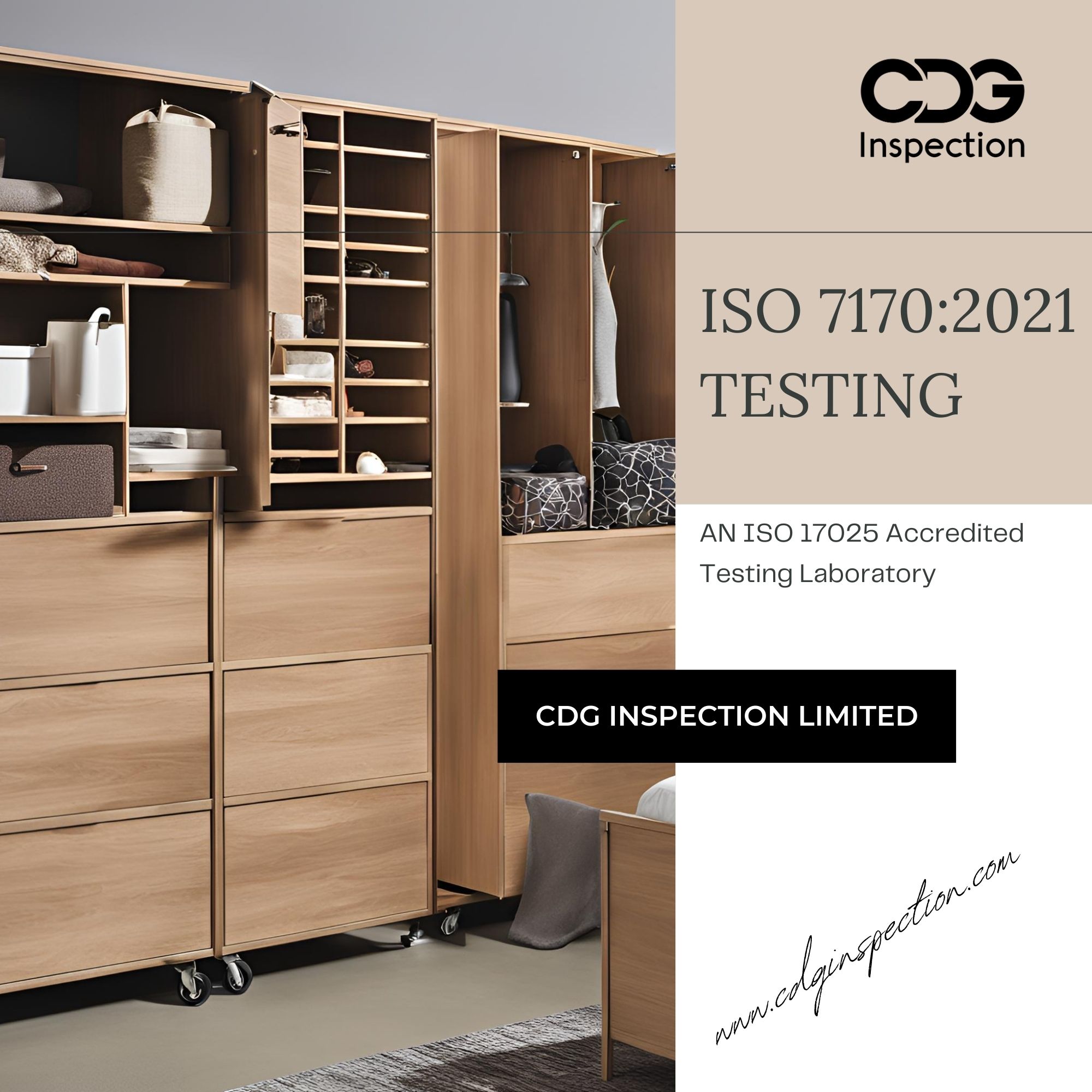 ISO 7170:2021 Testing (Furniture - Storage Units)