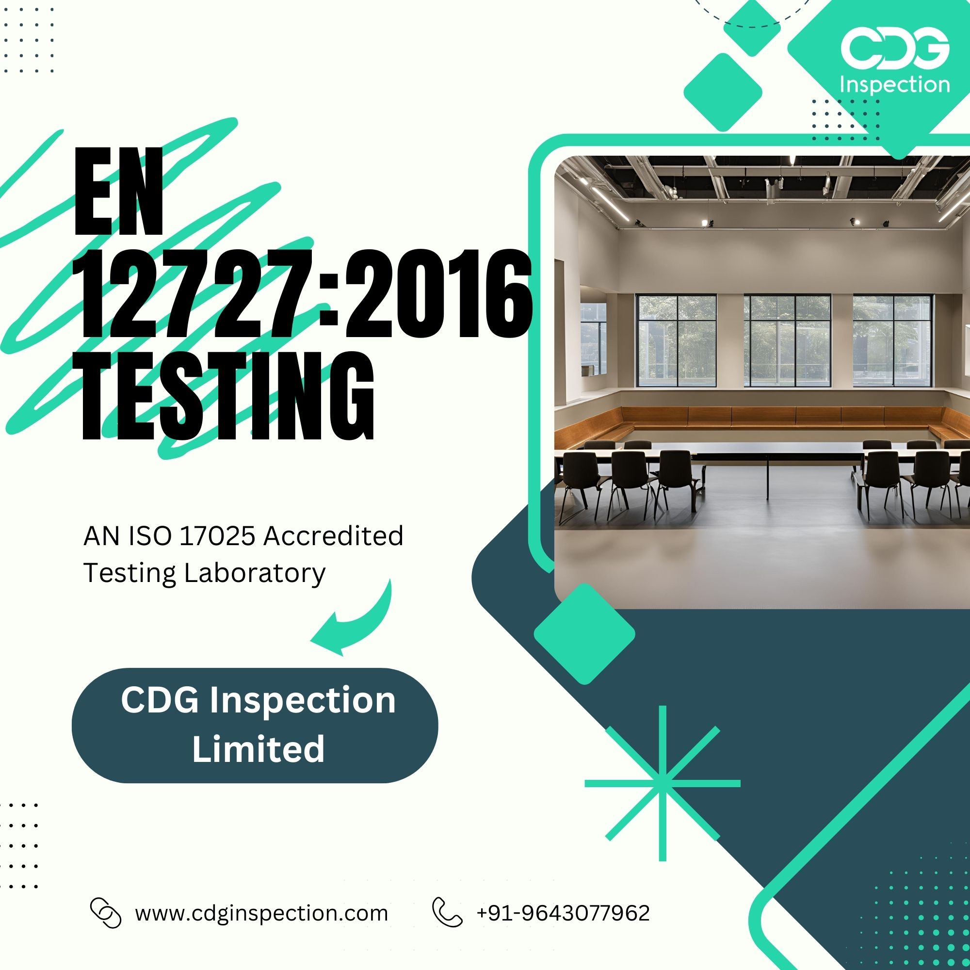 En 12727:2016 Testing (Ranked Seating)