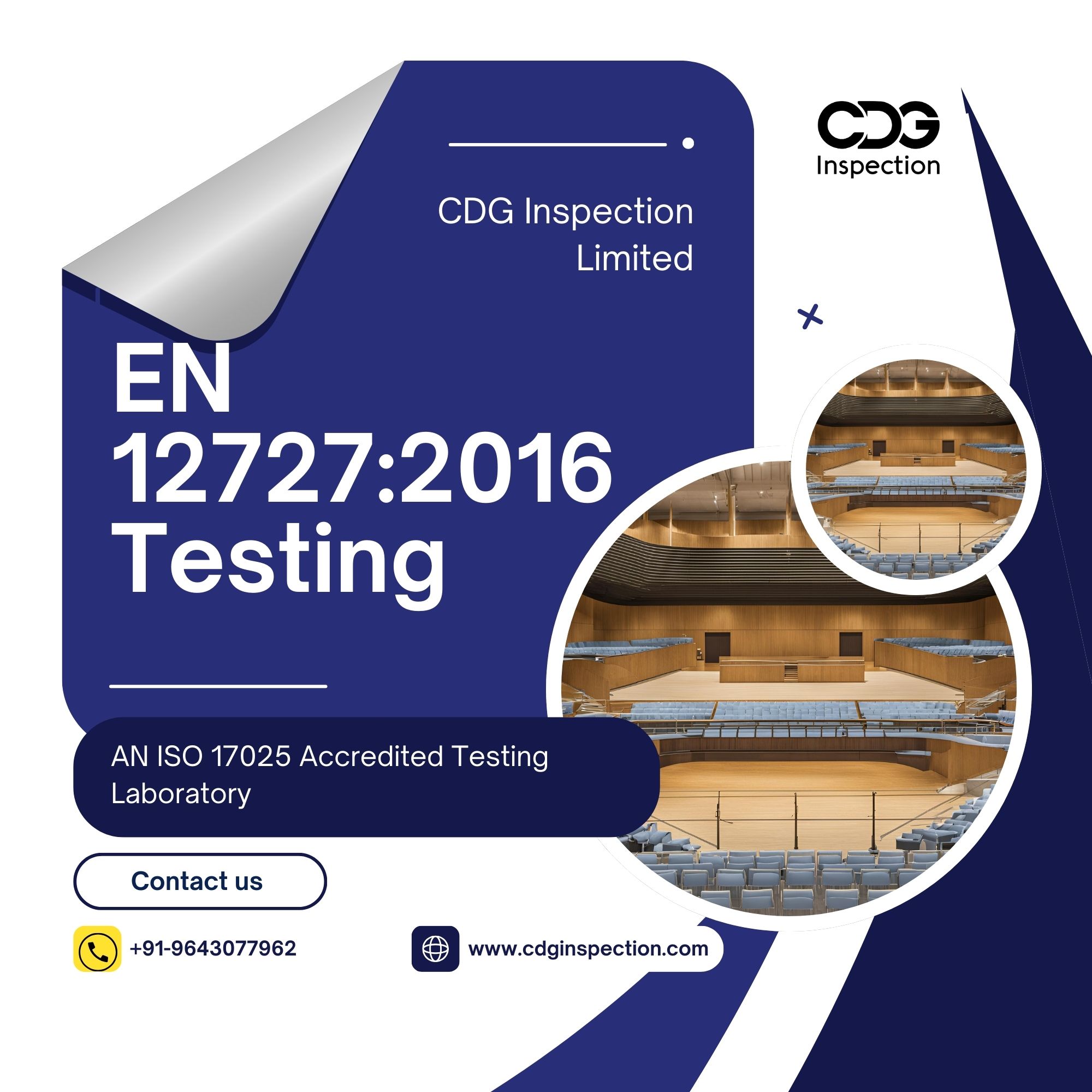 EN 12727:2016 Testing (Ranked Seating)