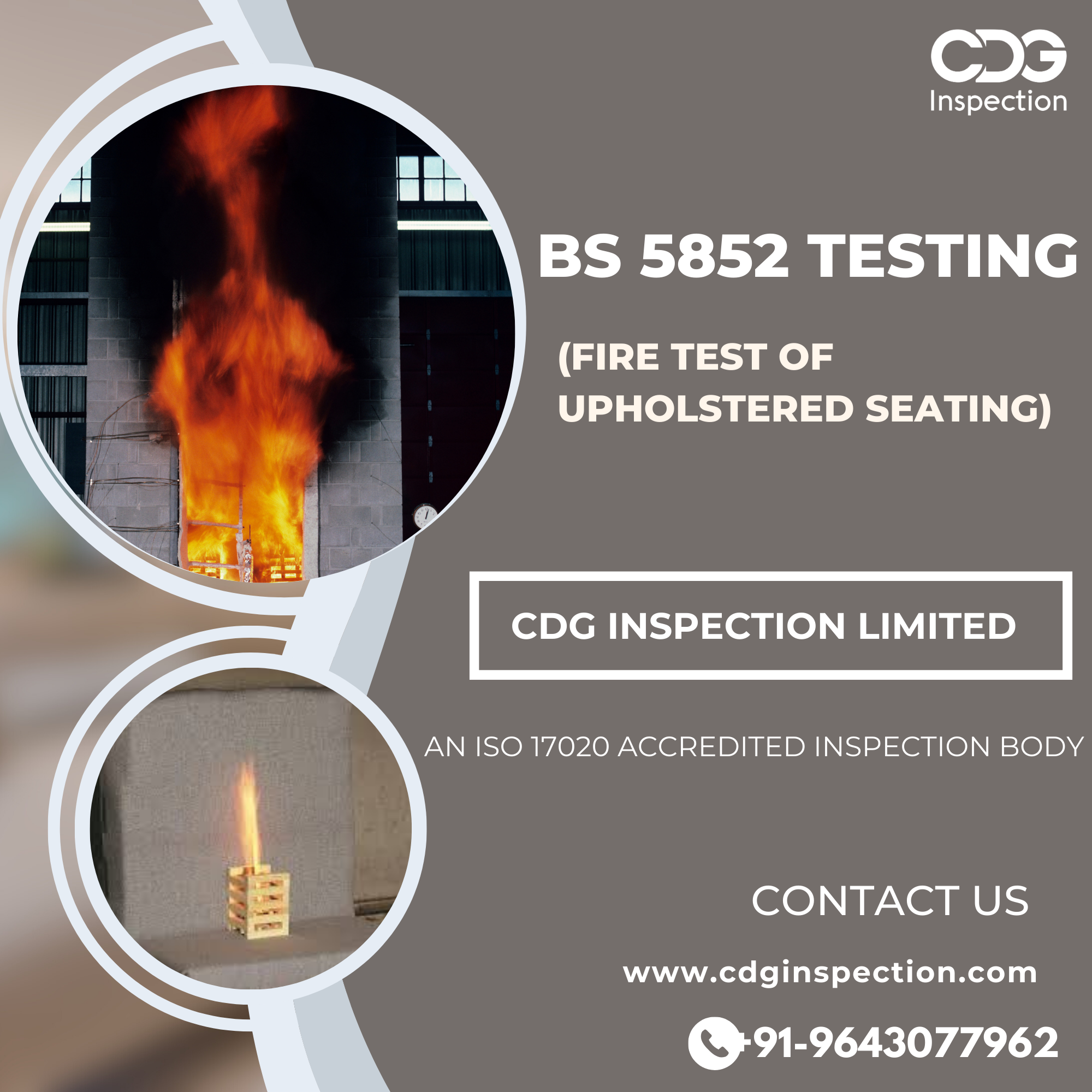 BS 5852 Testing (Fire Testing of Upholstered Furniture)