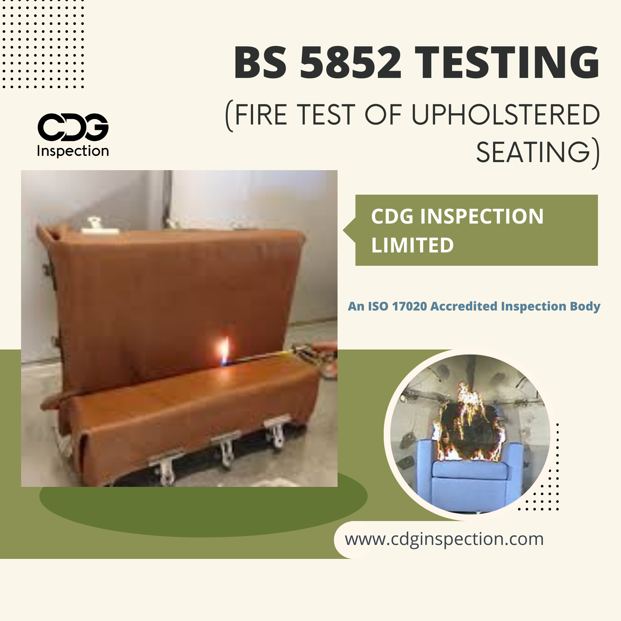 Bs 5852 Testing (Fire Testing Of Upholstered Furniture)