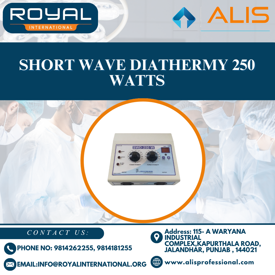 Short Wave Diathermy 250 Watts - Product Type: Machine