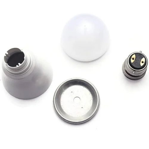 Plastic Body Led Bulb Raw Material - Color: White