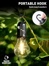 camping light bulb