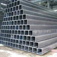 Ms Square Tubes - Galvanized Steel, Alloy Construction Material | 1 Year Warranty, Square Section Shape