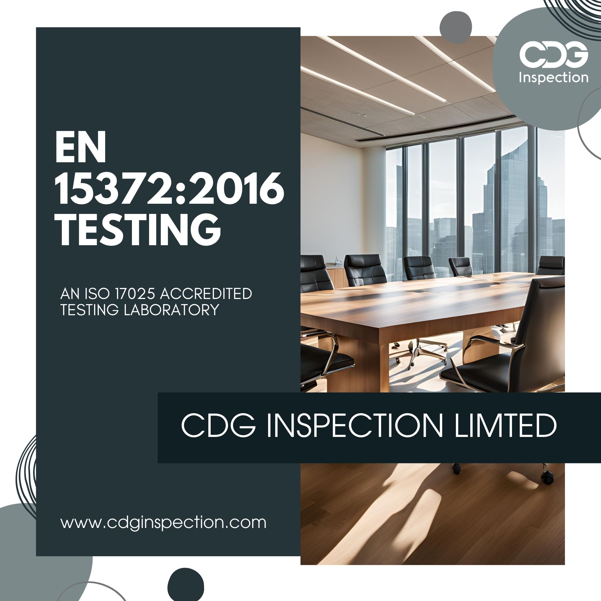 EN 15372:2016 Testing (Non-Domestic Tables)