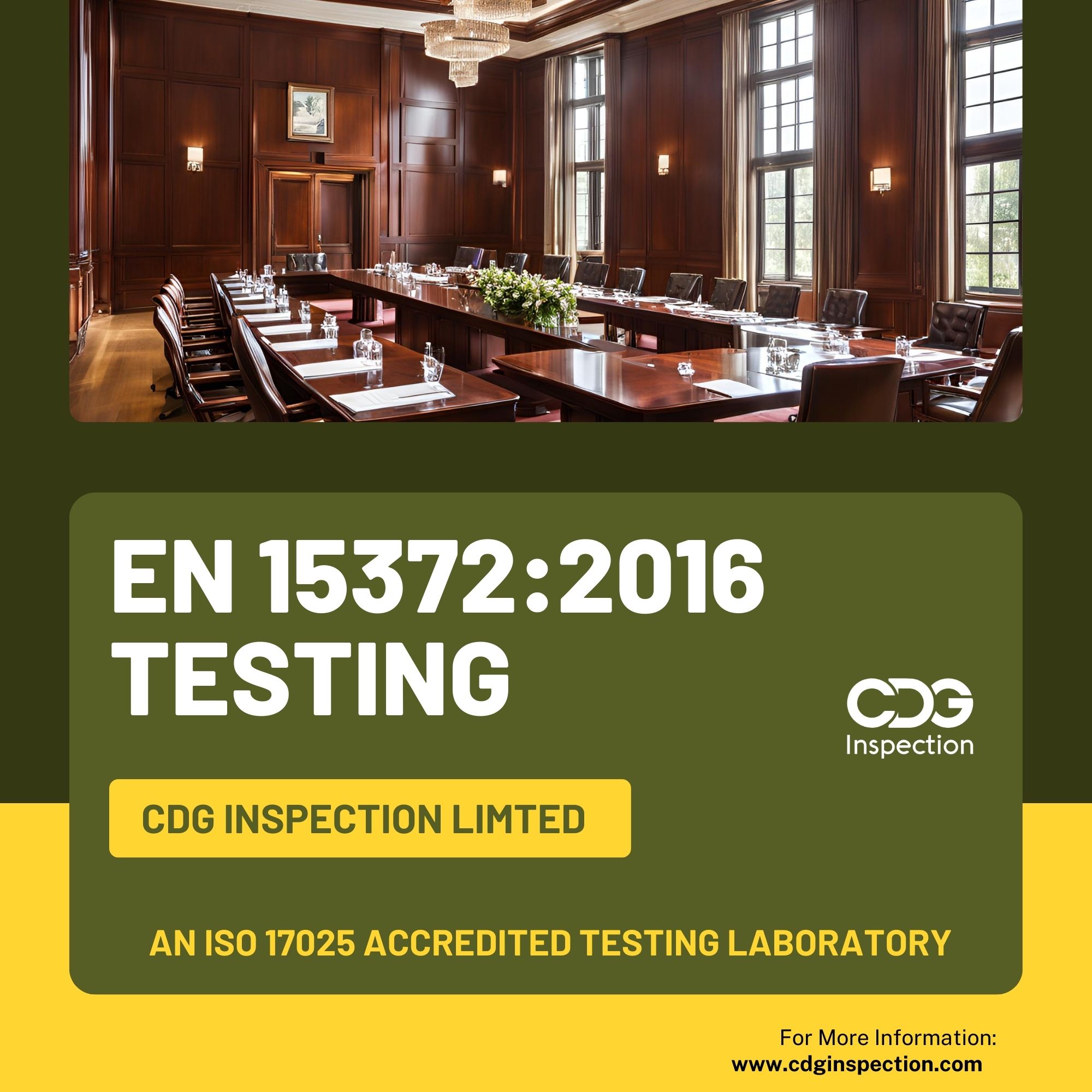 EN 15372:2016 Testing (Non-Domestic Tables)