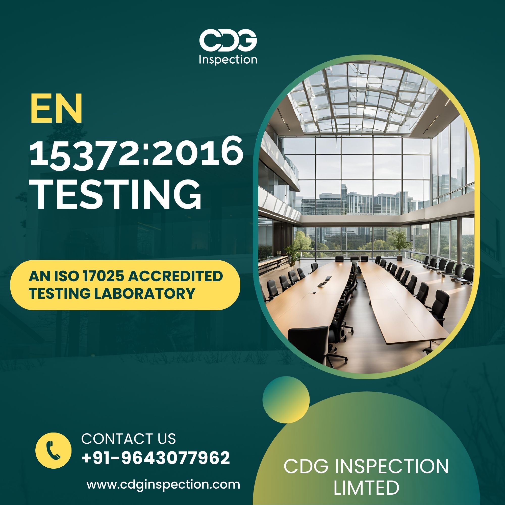 EN 15372:2016 Testing (Non-Domestic Tables)