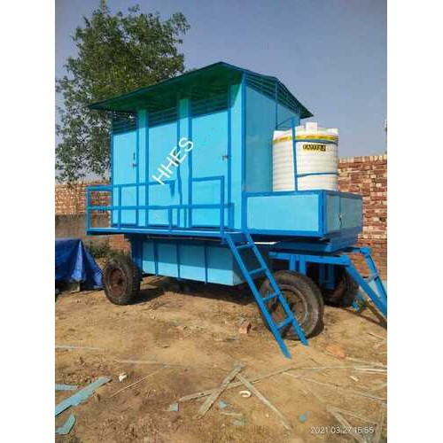 Six seater Mobile Toilet (Indian Style)