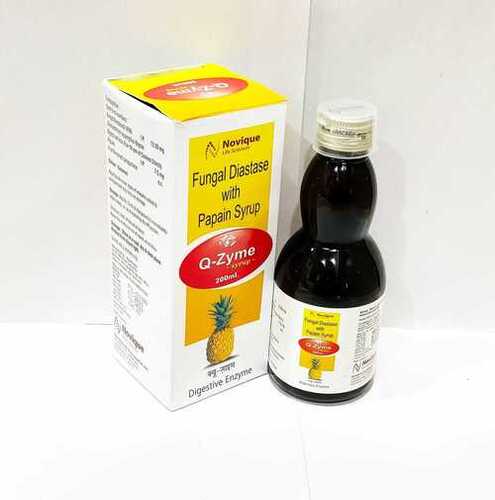 Fungal Diastase(1:800) 12.50 Mg + Papain 7.5 Mg (Syrup)