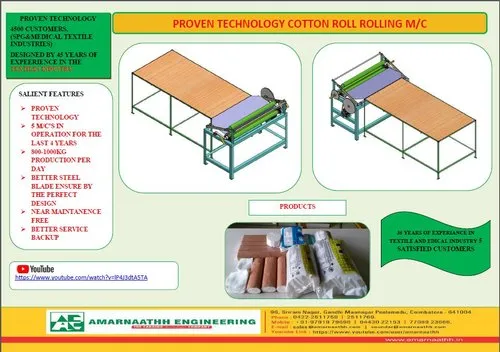 Automatic Gauze Roll making machine