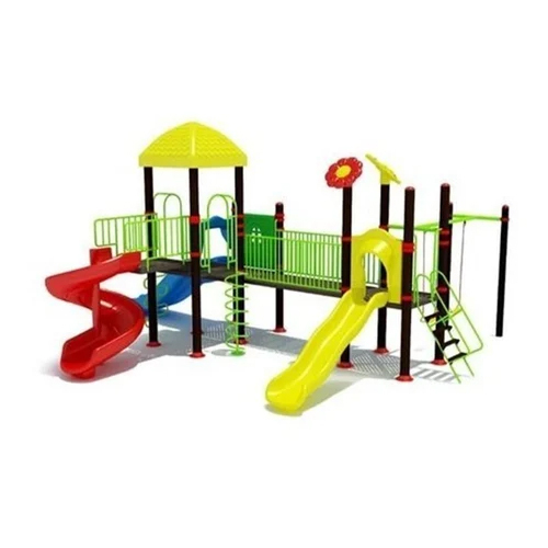 Red And Yellow Children Multiplay Station - Product Type: Outdoor Playground