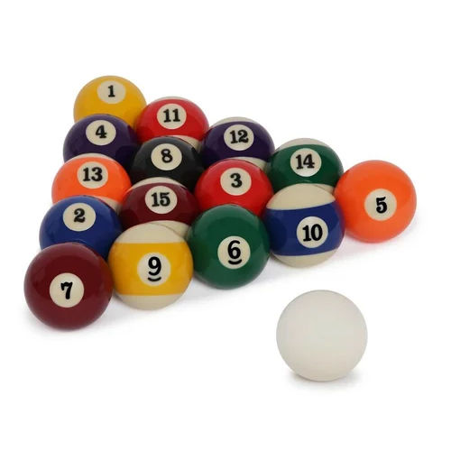 Billiards Balls Set - Surface Color: Multicolor