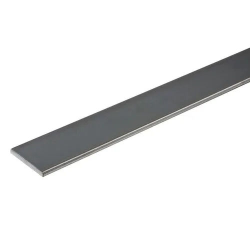 Mild Steel Flat Bar - Stainless Steel | Silver Color, Polished Surface for Construction Use