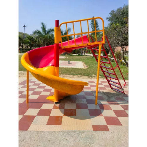 Colour Coated Spiral Slide - Material: Frp