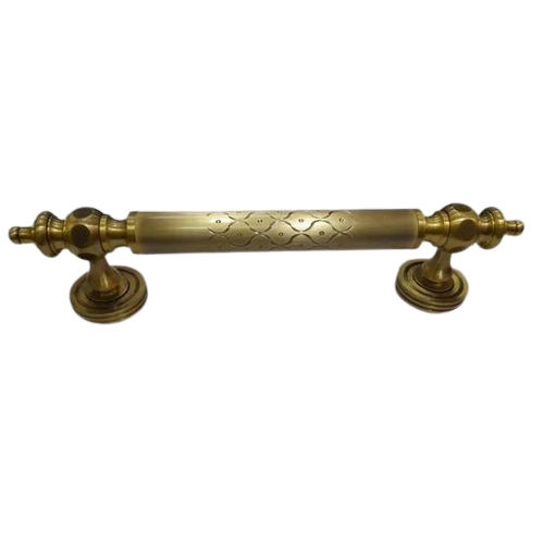 14Inch Brass Antique Door Handles - Color: Brown