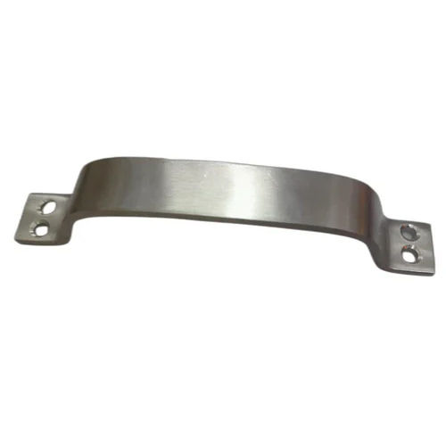 Plain Aluminium Cabinet Handle - Color: Silver